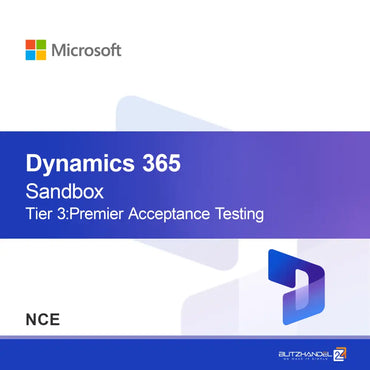 Dynamics 365 Operations - Sandbox Tier 3:Premier Acceptance Testing