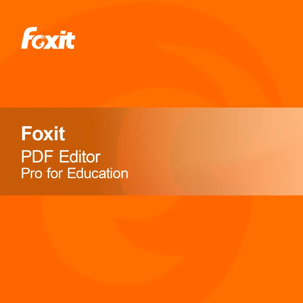 EDU Foxit PDF Editor Pro for Education Maintenance