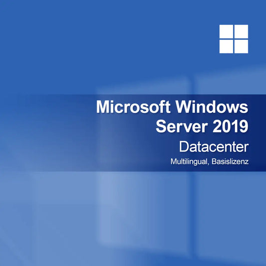 Microsoft Windows Server 2019 Datacenter , Multilingual, Basislizenz