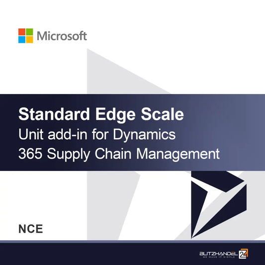 Standard Edge Scale Unit add-in for Dynamics 365 Supply Chain Management (NCE)